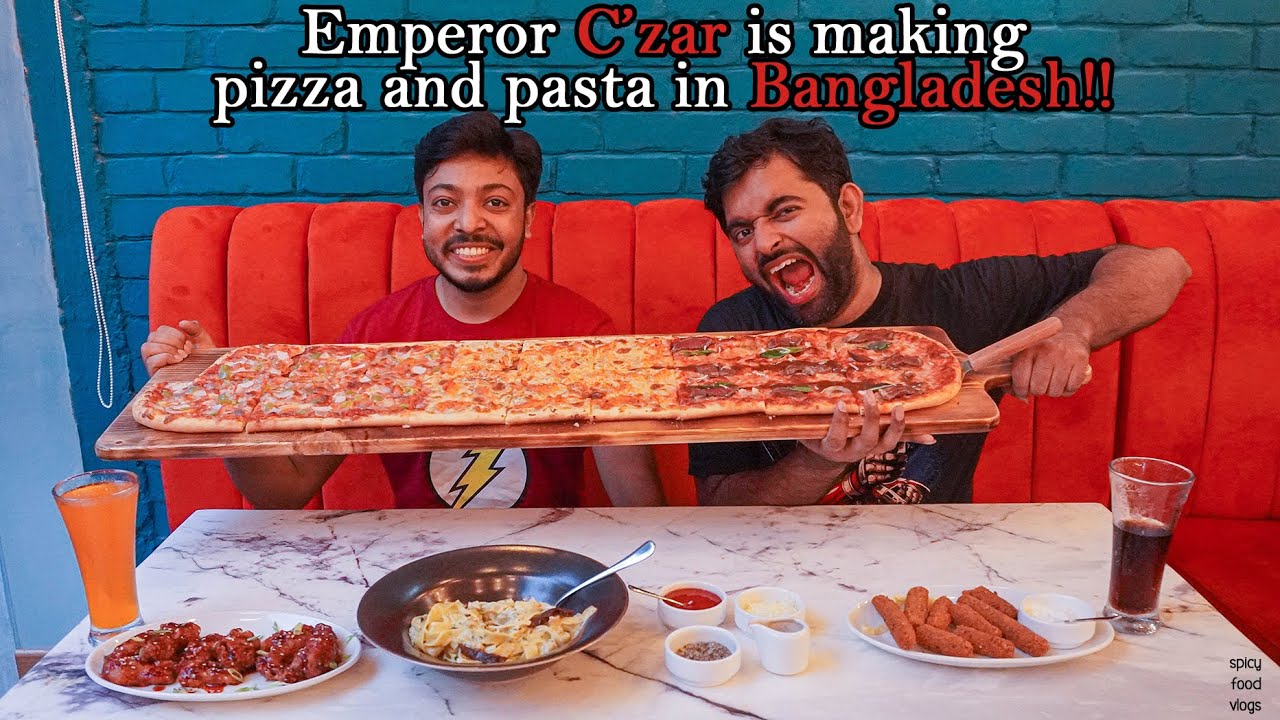 Emperor C'zar is making pizza and pasta in Bangladesh!! | spicy food vlogs | Czar | Cinematic broll Emperor C'zar is making pizza and pasta in Bangladesh!! | spicy food vlogs | Czar | Cinematic broll