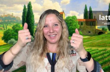 FOOD & DRINK in Italian Sign Language | Cibo/Bevande (LIS)