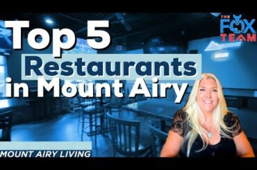 Top 5 Restaurants in Mount Airy MD