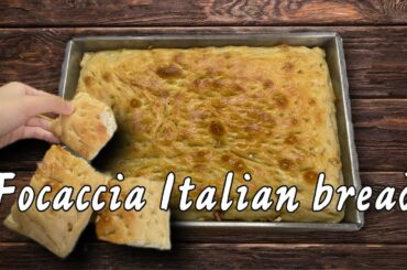 Baking Focaccia Italian bread with Italian vibes
