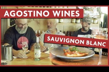 Agostino Wines 2020 Sauvignon Blanc with Authentic Italian Pizza