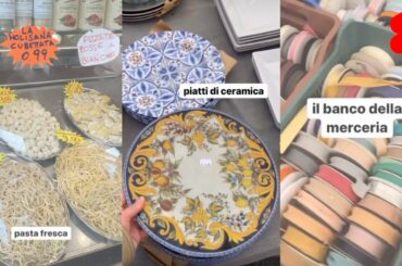 10 things you can find at an Italian market #Shorts