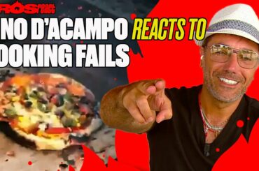 Gino D'Acampo Reacts To Cooking FAILS | Pros React | @LADbible TV