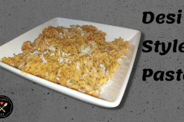 Desi Pasta Recipe | Italian Pasta Desi Style | Desi Pasta Street Food