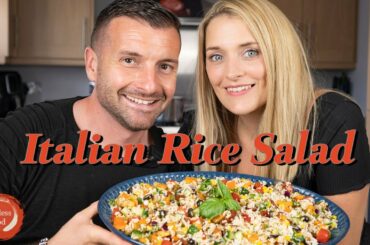How to make the Best Italian Rice Salad - Bloopers included at the end!