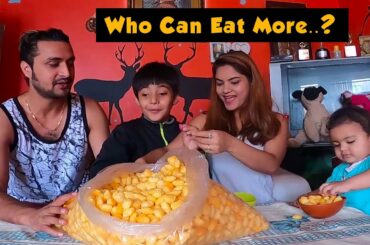 Orange Juicy Puff and Italian Lollypop - Pram Vlogs Food Games