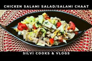 Salami Italian salad Recipe | Salami Chaat Recipe in hindi #shorts #youtubeshorts #trending #viral