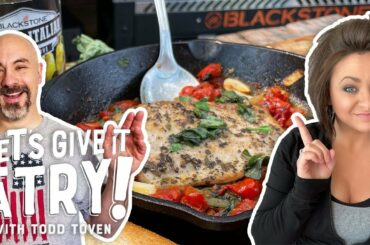 Todd and Betty Make Italian Style Mahi Mahi | Let's Give it a Try! | Blackstone Griddles