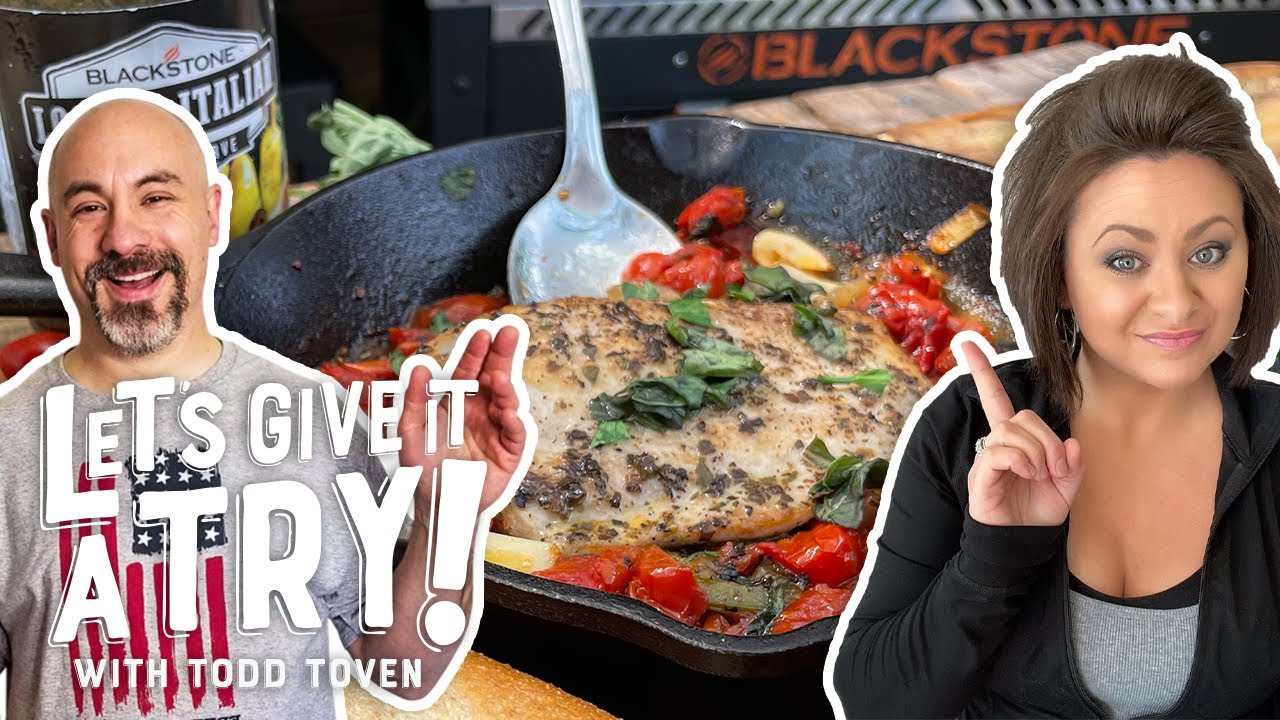 Todd and Betty Make Italian Style Mahi Mahi | Let's Give it a Try! | Blackstone Griddles Todd and Betty Make Italian Style Mahi Mahi | Let's Give it a Try! | Blackstone Griddles