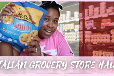 Italian Grocery Store Haul?? - Kyle and The Boys Are BACK! - Life in Italy Vlog