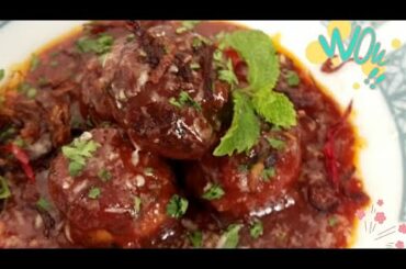 A Secret To Juicy Italian Style Meatballs Recipe in Urdu Hindi By Cooking With Rafiya Odho
