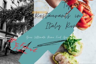 #JazzyFeast #TopFive #TravelEat Restaurants in Italy Rome Part 2 I TopFive I JazzyFeast