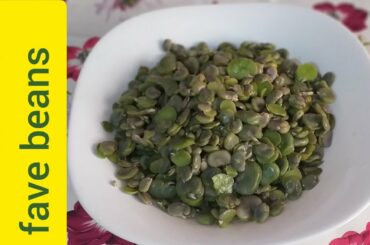 homemade how to make fava beans at home Italian style Italian chef khan