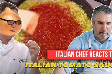 Italian Chef Reacts to ITALIAN TOMATO SAUCE by New Zealand Masterchef