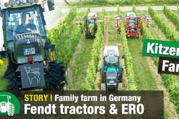 Kitzer Estate Winery (Fendt tractors and ERO machines | Canopy Management | Wine Growing | Part 1 )