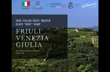 True Italian Taste Master Class “Boot" Camp on the Friuli Venezia Giulia region