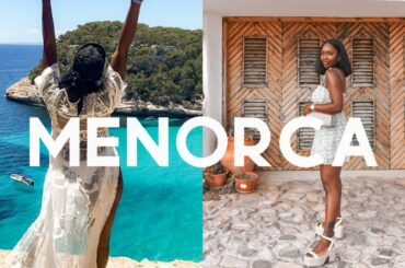 MENORCA, SPAIN TRAVEL VLOG | romantic sunsets, caves, beach views, wine & all the feels!