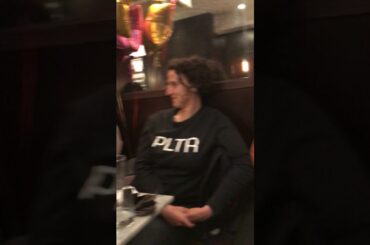 Birthday celebration at Via Emilia Italian restaurant