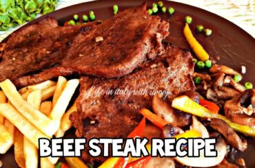 Beef Steak| Italian style Beef Steak at home | How to cook Perfect Beef Steak every time at home
