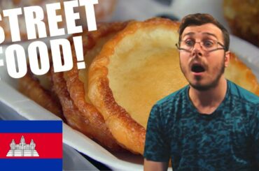 Italian Reacting to the Best Cambodian STREET FOOD in Phnom Penh