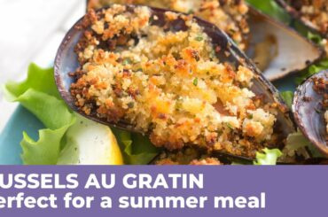 How to prepare the best MUSSELS AU GRATIN - Traaditional Italian Recipe