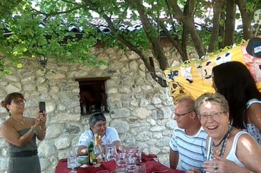 MAMMA'S BIRTHDAY IN AGRITURISMO RESTAURANT IN  LAGO DI LECCO