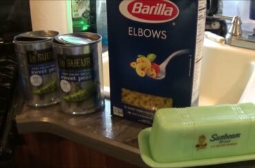 Italian mac'n'peas. Old world family recipe.