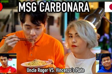 #191 Japanese React to THIS ITALIAN CHEF CHALLENGE UNCLE ROGER (Vincenzo's Plate)