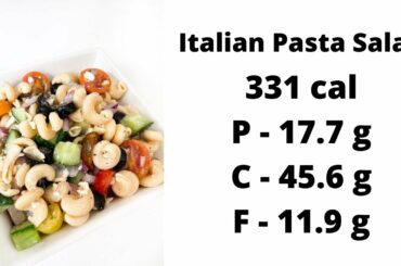 Italian Pasta Salad - 331 Calories