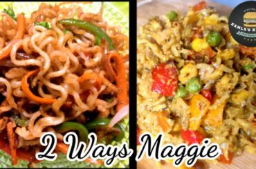 Chinese Maggie Recipe||| Italian Cheese Maggie||| Two Unique Ways|||