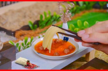 How To make authentic Italian spaghetti sauce ! Miniature Cooking  Eztub