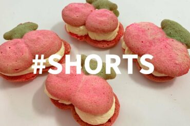 Cherry Macaroon Recipe - Italian Butter Cream Peeling #shorts