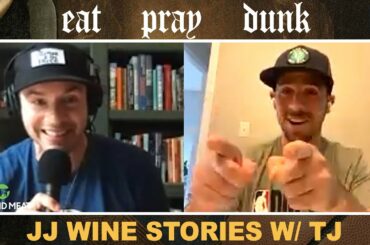 TJ McConnell Tells Some Hilarious Wine Stories About JJ Redick | EAT PRAY DUNK
