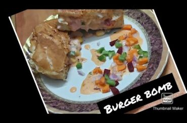 Burger bomb #italian Burger bomb recipe #