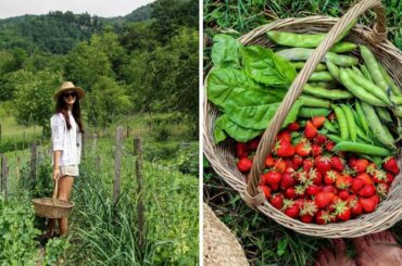 SLOW LIVING IN ITALY// MY DAD'S VEGGIE PATCH + MOUNTAIN HIKE