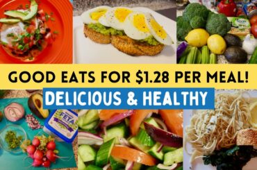 HOW A FRUGAL FOODIE EATS FOR $1.28 per meal! | EXTREME GROCERY BUDGET CHALLENGE