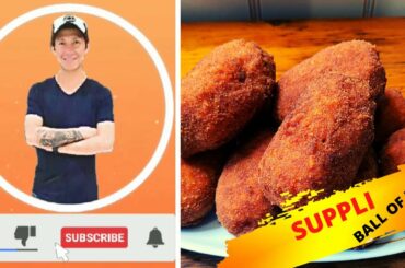 SUPPLI|BALL OF RICE|ITALIAN RECIPE|EASY TO PREPARE