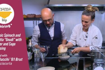 15 Minute Italian Dinner Recipe | Spinach and Ricotta Gnudi & Berlucchi, Franciacorta Brut ‘61