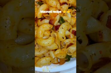 Indian style macaroni pasta recipe | Macroni recipe #shorts