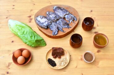 Ancient Roman Cuttlefish and Eggs - Ancient Greek Lettuce Salad