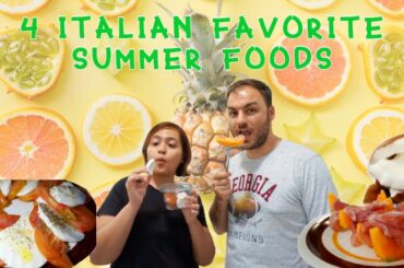 4 Italian Favorite Summer Foods! From Rice Salad to Prosciutto e Melone