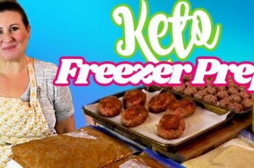 All BEEF Freezer Meal Prep | Moroccan Meatloaf, Italian Meatballs, Sloppy Joe's, Tacos & Keto Crumbs