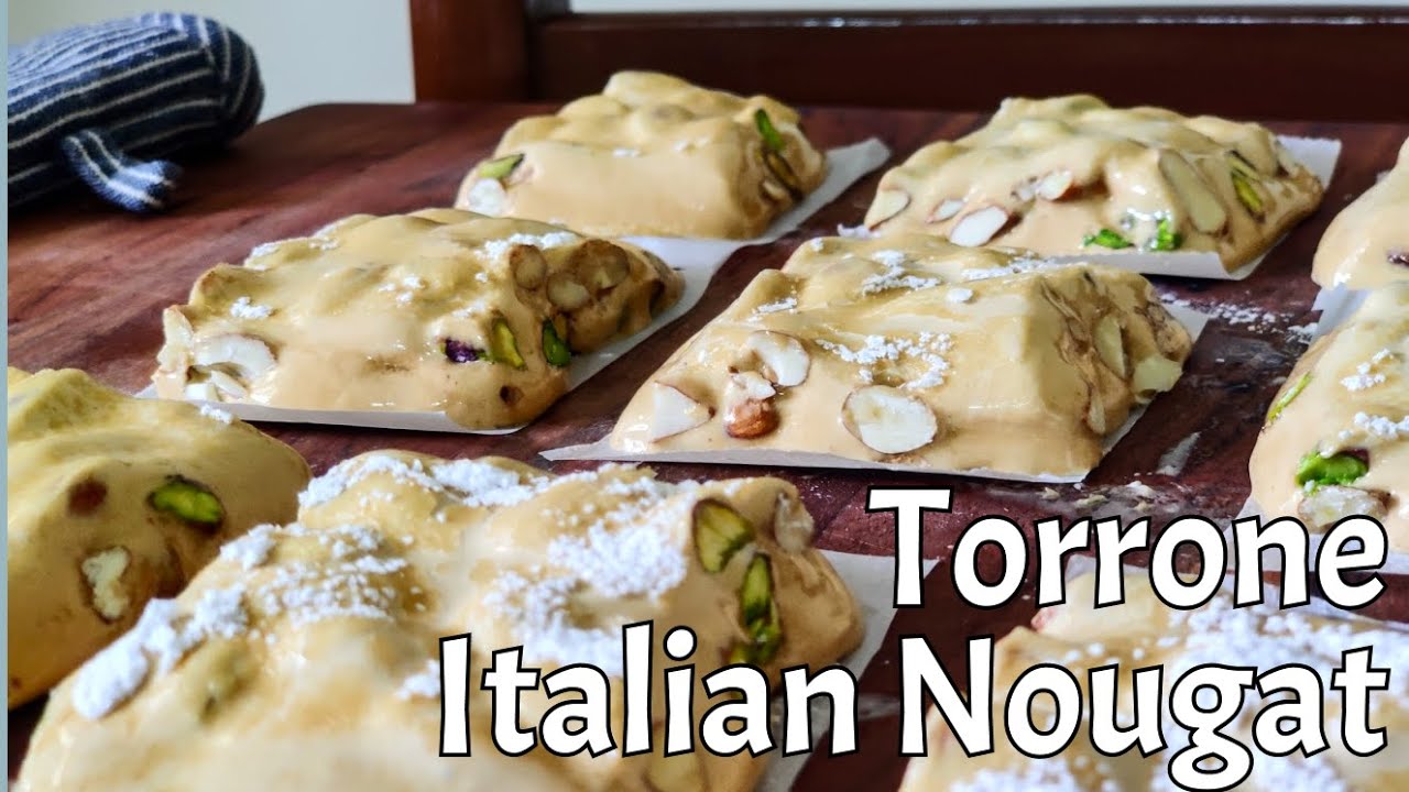 Italian Nougat | Easy Torrone recipe Italian Nougat | Easy Torrone recipe