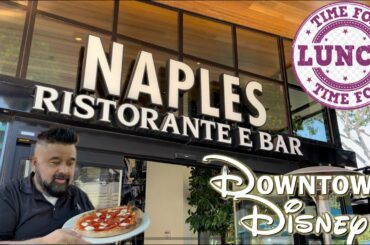 Downtown Disney Lunch Time at Naples Ristorante E Bar. New Pizza Lunch Review