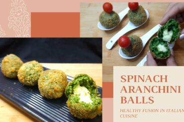Spinach Aranchini Balls | Healthiest Snack Recipe | | Best Italian Fritters |