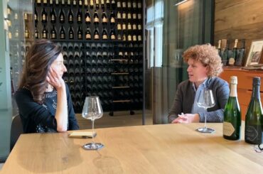 Il vino Durello alla cantina Casa Cecchin sui monti Lessini, Veneto, Italy