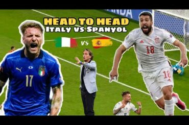 Head To Head Italia Vs Spanyol | Prediksi Italy Vs spanyol | Spain Vs Italy | Spanyol Vs Italia
