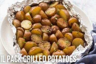 Foil Pack Grilled Potatoes | The Recipe Rebel