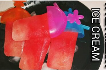 Tormuj Ice Cream / Watermelon Ice Cream  /  Homemade Ice Cream Recipe