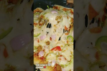 Super Cheesy Pizza | Homemade Pizza | Italian style veggie Pizza | Cheese pull | Perfect Pizza